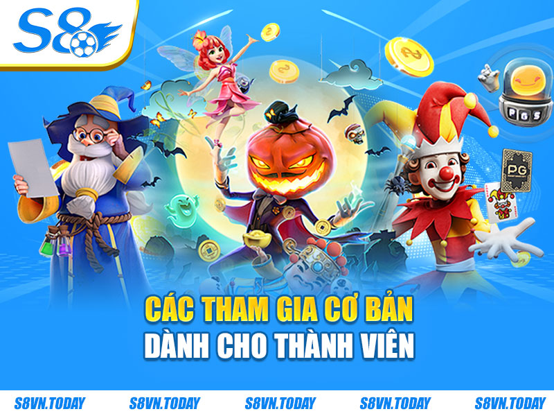 Các tham gia cơ bản dành cho thành viên