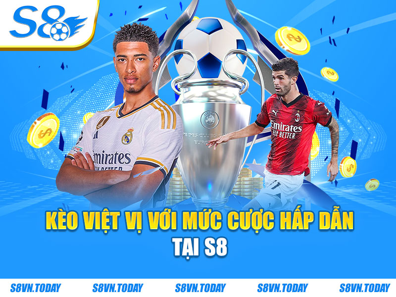 Kèo việt vị với mức cược hấp dẫn tại S8
