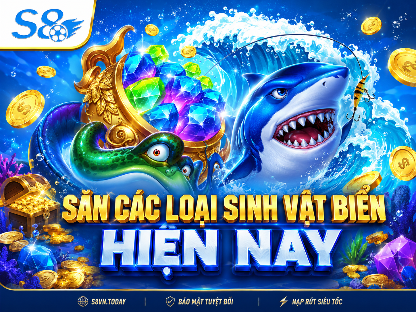 Săn các loại cá sinh vật biển hiện nay S8